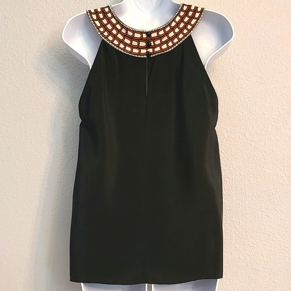 Tibi Sleeveless Silk Top, Size 6 - Picture 6 of 11
